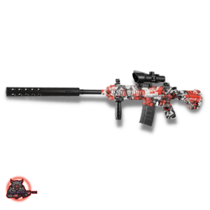 Submachine gun in Orbeez | M416 Camo red